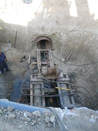 Asphalted Dykes, Ditches and Retention Pits in Jahra Area